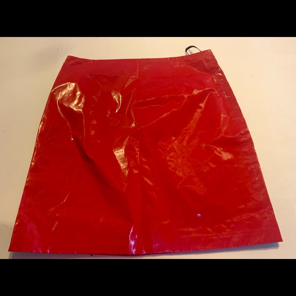 Red Fashion Chic Mini Skirt